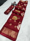 Wow Jacquard Border Small Flower Printed Sarees Wholesale Shop In Surat
